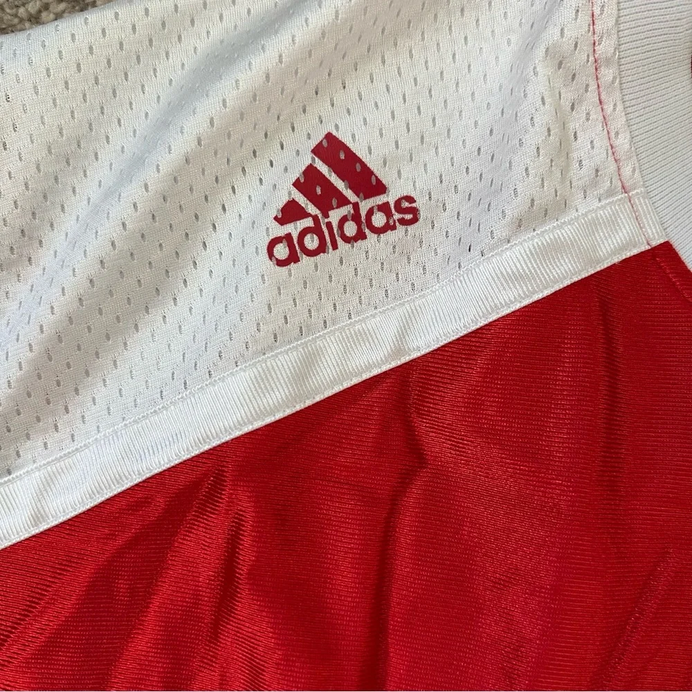 Adidas Wisconsin Red‎ Basketball Jersey